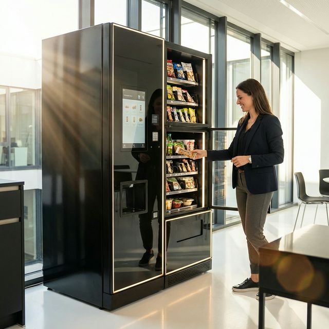 AI Vending Machine in modern office